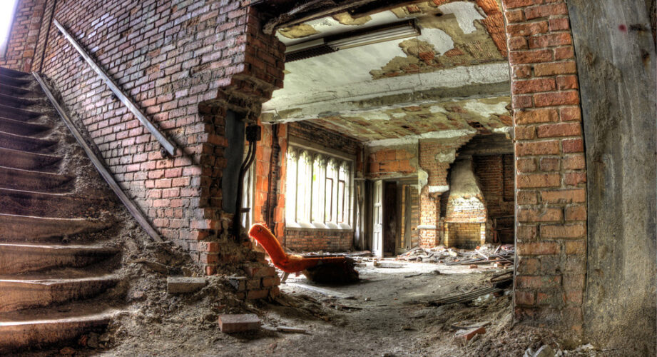 Abandoned City Methodist Church in Gary, Indiana