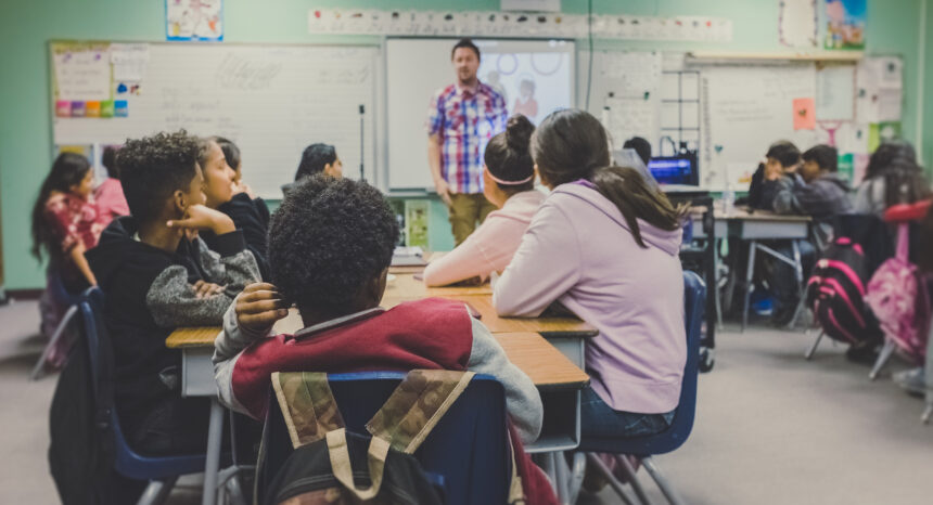 Students in classroom